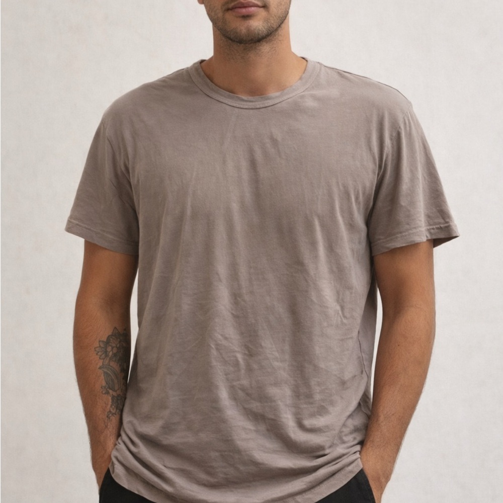 Buck Mason Light Brown Short Sleeve Tee